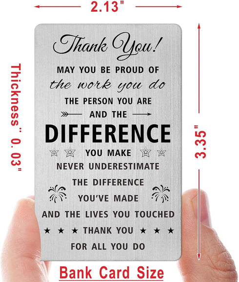 Teammate Jzxwan Employee Card Gifts for Women Men, Coworker Going Away Leaving Gift for Male Female, Unique Thank You