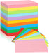 Tecmisse Index Cards 3 x 5 Colored, 600 PCS Colorful Flash Index