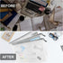 Mesh Zipper Pouch Bags, 24 Pcs Clear A4 Waterproof Document Bags for School Office Organizing Storage