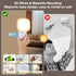 Closet Rechargeable Motion Sensor Wall Light, Magnetic Wireless Light with Remote, Adjustable Lighting & Swivels, Wall