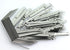 yyangz 50pcs/Box Metal File Fastener - 2-Hole Metal Binder Clip Paper Fasteners (8cm)