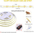 24V 6000K LED16.4ft 14W/m, 8mm Commercial LED Strip Lights COB LED Daylight White Super Bright Dotless High Density
