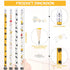 Teling 48 Pcs Construction Theme Pencil for Kids Excavators Themed Party Favors Assorted Bulldozer Blender Wood Pencils with Eraser Back to School Pencil Gifts for Kids Birthday Classroom Exchange by Teling