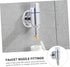 DOITOOL 2pcs Manual Washing Machine Faucet, Mini Toilet Accessories, Water Spigot Bathroom Angle Stop Valves