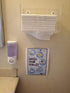 Towels,Pack 1 Cq acrylic Wall Mount Paper Towel Dispenser,Clear Folded Paper Towel Holder for Bathroom Toilet