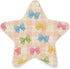 Burbuja Colorful Bows on Plaid LED Night Light Plug into Wall 0.2W Star-Shaped