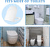 SADALAK D/U Shape Toilet Seat,Soft Close and Quick-Release for Easy Cleaning Toilet Seats Cover,Stable Hinge Design