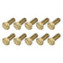 Hex Head Screw Bolt (M6-1x16mm) 30Pcs - Brass Fully Threaded Solid Hex Bolts Machine Screws for Machinery Repair