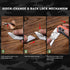edcfans Folding Utility Knife Box Cutter with 5 Razor Blades, Pocket Clip, Screwdriver, Saw, and Holder for Belt