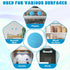 Josojoou 20Pcs Under Cabinet Lights Magnetic Stickys, Replacement Magnetic Strips with Adhesive Backing, Lighting