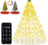 Tosylin Smart Christmas Tree Lights with Ring, 6.56Ft x 16 Lines String 400