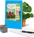NobleWorks Humorous Retirement Greeting Card with Envelope, 5 x 7 Inch (1 Card), Good Luck Cloning Lab C6362RTG-US