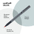 Uniball Deluxe Red Rollerball Pens, 0.5mm Micro Point, Pack of 12