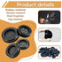 6PCS 1-3/4 Grommet DD040-1-3/4 Rubber for Wiring Firewall Hole Plugs Wire Protection
