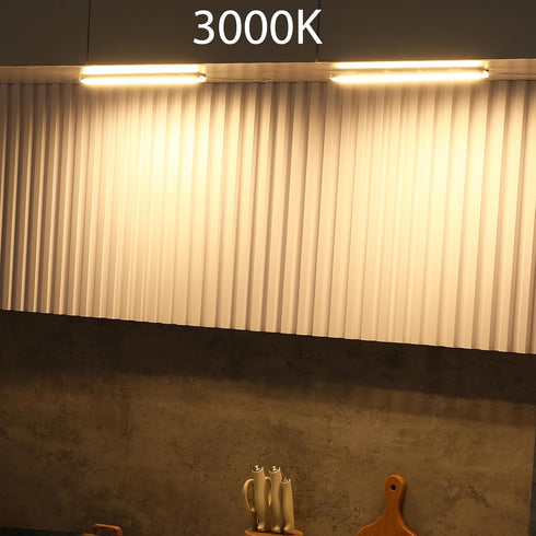 Dimmer, 2 12 Inch Dimmable Counter, Closet. 3000K Litever Plug Under Cabinet Light Kit with Power Adapter, pcs USB LED