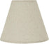 Aspen Creative 32038-2A, 3" 6" 5" Set 2 Empire Clip-On Chandelier Lamp Shade, Oatmeal, Top x Bottom x Slant Height