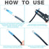 300 Pcs Heat Shrink Ring Terminals #10 Blue, 16-14 AWG Electrical Connectors, Waterproof and Insulated