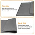Silicone Ice Makers Countertop Mat - Waterproof with Raised Edge to Prevent Liquid Spillage, 19“x12”