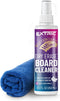 Whiteboard Cleaner 8.5 Ounces, Dry Erase Board Cleaning Spray and Microfiber Cloth (1) Non-Toxic Dry Erase Cleaner