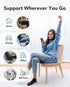 Tailbone 4-Zone HUANUO Ergonomic Seat Cushion for Office Chair, Extra Large Car Seat Cushion, and Back Support, Cooling