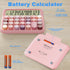 Mechanical Calculator 12 Digit, Extra Large 5-Inch LCD Display, DECKLIT Battery Desk Calculator for Kids (Rose)