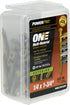 Power Pro Premium One Multi-Material Hex Washer Head Screws, Epoxy Coated Steel, ¼ x 1-¾ inches, Box of 56