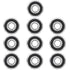 10PCs ID 1/2" x OD 1-1/8" Flanged Ball Bearings for Lawn Mower, Wheelbarrows, Carts & Hand Trucks