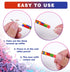 Kolewo4ever 48pcs HB Building Block Pencils, Translucent Multicolor Non-Sharpening Pencils for Exams, School, Office