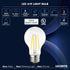 2 Pack LUXRITE Vintage A19 LED Light Bulbs, 100 Watt Equivalent, 1600 Lumens, 5000K Bright White, Dimmable