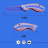 G10 JIN Starry Pocket Knife, Folding Knife DIY Making Kit, Safe Fidget Toy, Knives for Kids, Blade Handle, Boy Scout