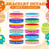 Sabary 48 Pcs Happy Birthday Pencils and Rubber Bracelets Set, Birthday Party Favors