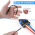 FdcLixuvol 2 Pack 4 mm Back Probe Kit, Flexible Spoon Back Probes Automotive Bendable Multimeter Test Pins Compatible