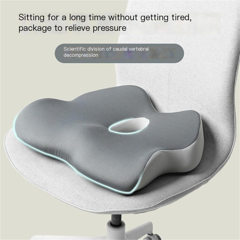 Generic Tailbone (18x16x4in)(Black) Gaming Seat Cushion, Ergonomic Memory Foam Chair Pad for Office & Pro Gaming