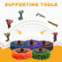 46 2 Inch 1/4" HOMO FABER PCS Quick Change Strip Discs Multi-Color Kit - Paint & Rust Removal Wheel for Die