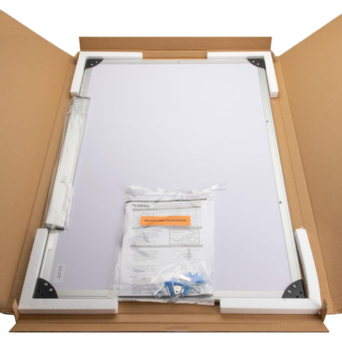 Lorell 55651 Dry-Erase Board, 3-Ft x 2-Ft, Aluminum Frame, White Surface