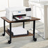 storenization Printer Stand with Storage Shelf, Small Printer Stand for Desk Office Home,