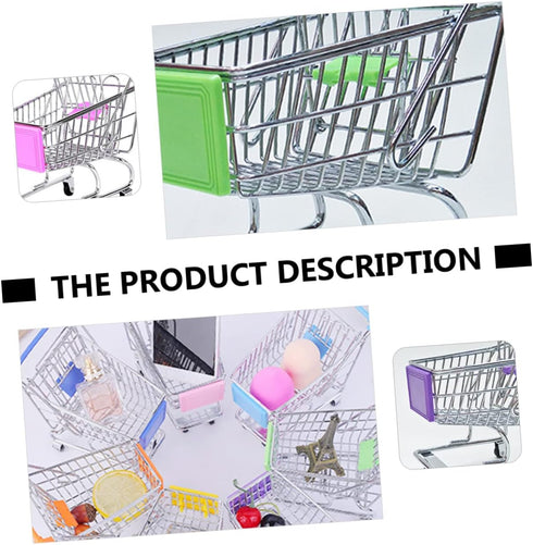 Rolling Wrought Iron Storage Cart - Versatile Kitchen & Party Use