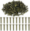 Swpeet 300Pcs 1 Inch Steel Roofing Felt Lacquered Nails, Used to Fasten Roofing Felt, Asphalt Shingles, Insulation Board