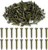 Swpeet 300Pcs 1 Inch Steel Roofing Felt Lacquered Nails, Used to Fasten Roofing Felt, Asphalt Shingles, Insulation Board