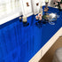 WESTICK Blue Mirror Sticker Sheet - Self Adhesive Peel and Stick Wallpaper for Kitchen Cabinets and Countertops