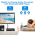 USB 192KHz DAC Digital to Analog Converter with Headphone Amplifier and Bluetooth V5.0 Receiver
