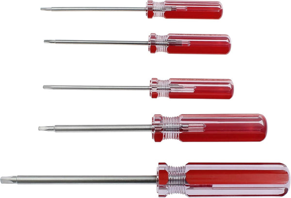Kyuionty 5Pcs Triangle Head Screwdriver Set Magnetic Screwdriver 1.8mm, 2.0mm, 2.3mm, 2.7mm, 4.2mm,