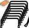 Caeuiciw 8 Pcs Cutting Board Cabinet Hardware Handle Pull, Matte Black Cabinet Hardware