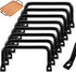 Caeuiciw 8 Pcs Cutting Board Cabinet Hardware Handle Pull, Matte Black Cabinet Hardware