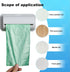 AqusilAir Set 2 Wall-Mounted Trash Bag Dispenser for Small Garbage Bags Adhesive PVC Storage Box for Bathroom, Kitchen