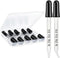 Herain 10 Pack Glass Medicine Droppers with Bent & Straight Tips, 1ml Pipettes for Essential Oils, Lab, Health Care