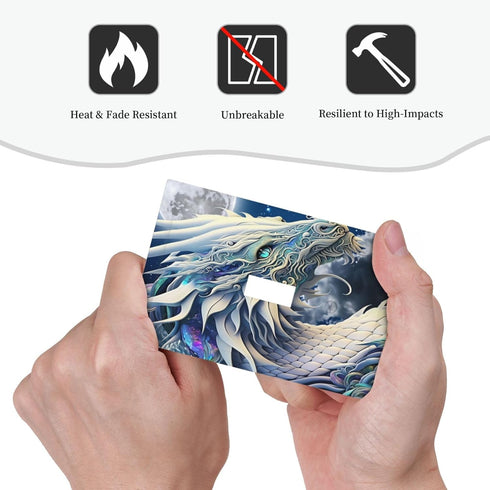 HTSAHKV 3 5 Inch White Dragon Moon Wall Plate Light Switch Cover Single Gang Outlet Faceplate Print Plate Cover X
