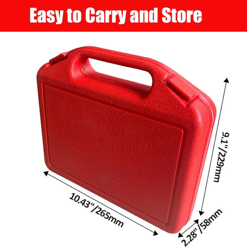 TONYNOL 1/2 Inch Set,6-Point,SAE(3/8" 1-1/4"),14 Deep Drive Impact Socket to Pcs,Cr-Mo Steel,With a Storage Case