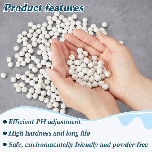 3.3 lbs Refill Condensate Neutralizer, 9-10 mm Balls for Acidic Water, Increases Alkalinity for Water Heater