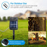 YITING 10 Strands 200 LEDs Solar Powered Twinkle Firefly Bunch Lights, 8 Modes Fairy String Lights for Outdoor